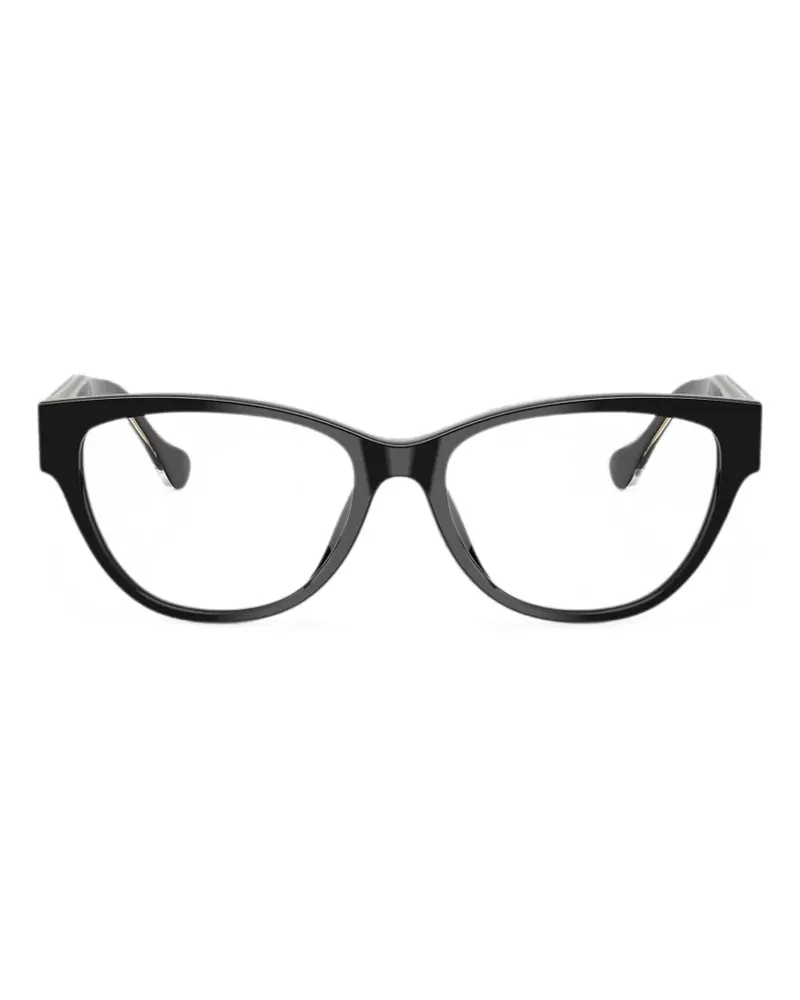 Versace Brille mit Cat-Eye-Gestell - Schwarz Schwarz