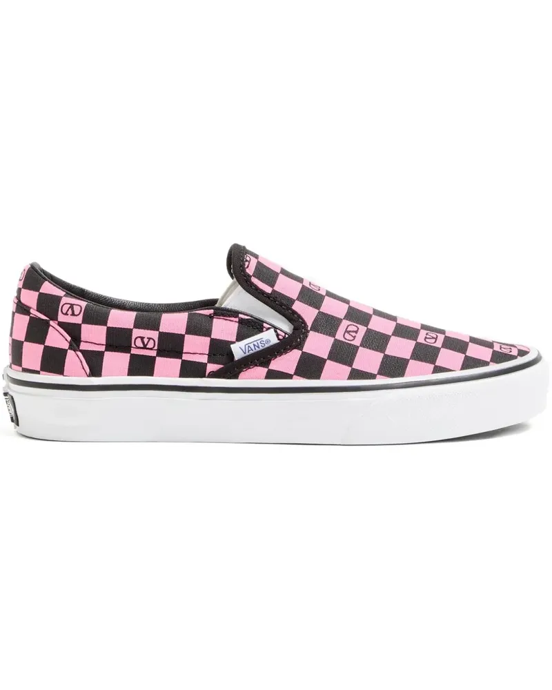 Valentino Garavani x Vans VLogo Sneakers mit Schachbrettmuster - Rosa Rosa
