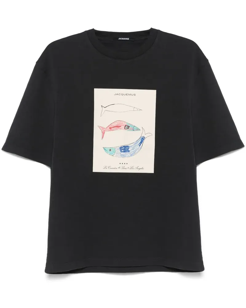 Jacquemus Le Marino T-Shirt - Blau Blau