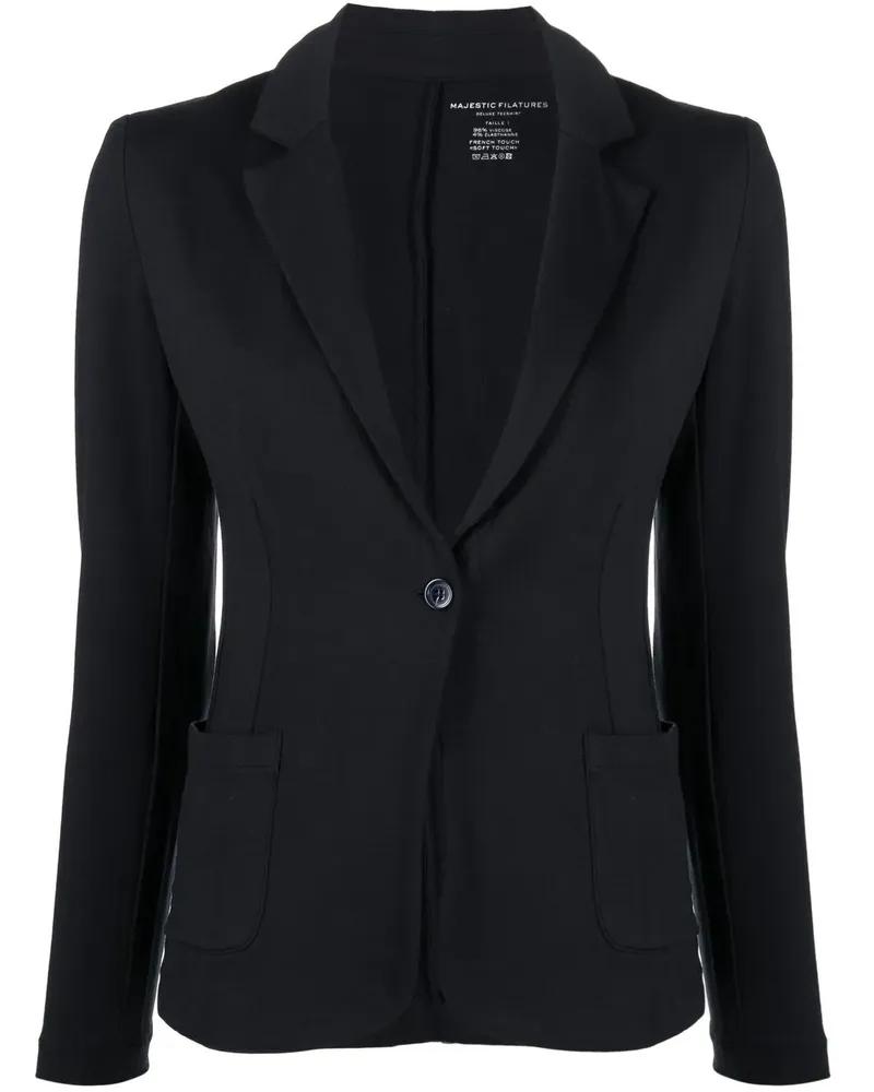 Majestic Schmaler Blazer - Blau Blau