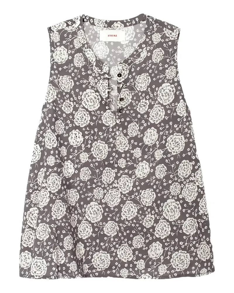Xírena Tish Oberteil mit Blumen-Print - Grau Grau