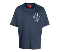 T-Shirt mit Cavallino Rampante-Motiv