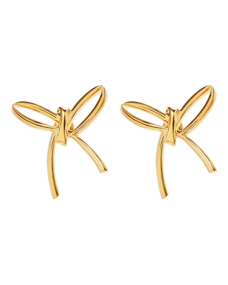 Marni Ohrringe mit Schleifendetail - Gold Gold