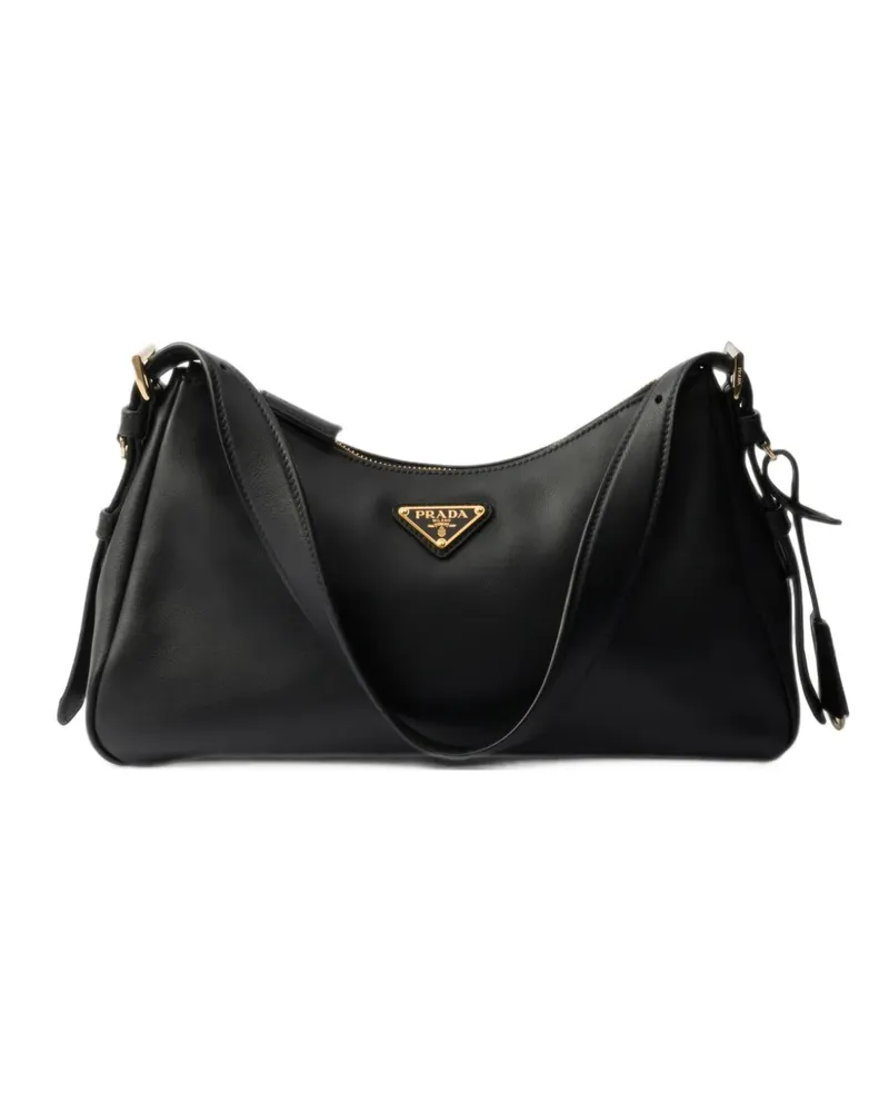 Prada Aimée Schultertasche - Schwarz Schwarz