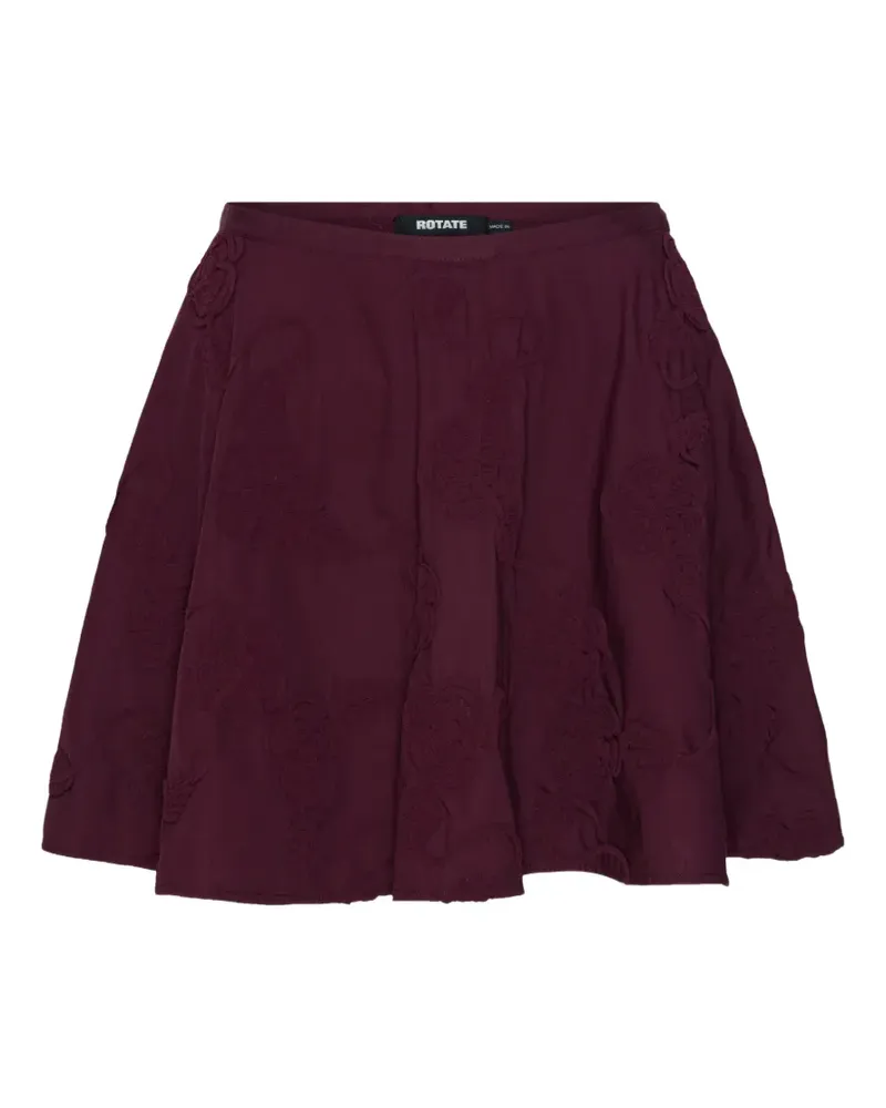 ROTATE Birger Christensen Minirock mit Blumen - Violett Violett