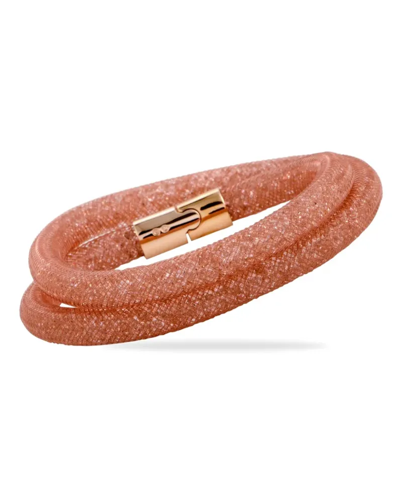 Swarovski 18kt Gelbgoldarmband mit -Kristallen - Rosa Rosa