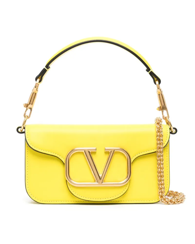Valentino Garavani Locò VLogo Umhängetasche - Gelb Gelb