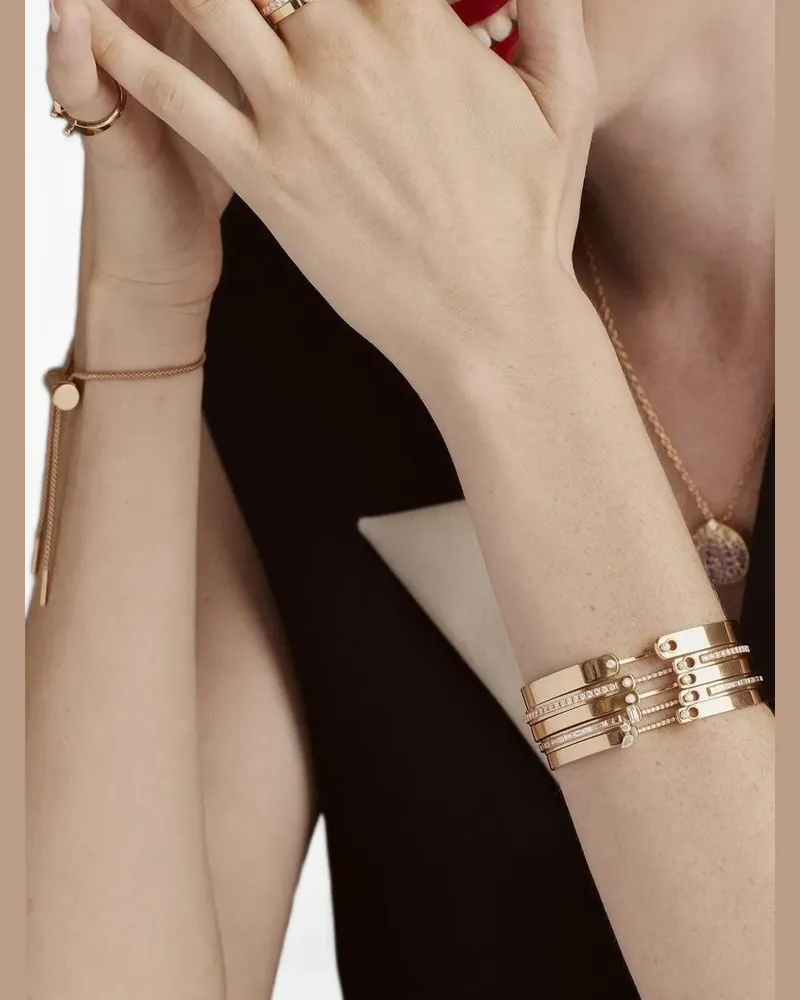 Nouvel Heritage 18kt Brunch In NY Mood Weißgoldarmband mit Diamanten - Silber Silber