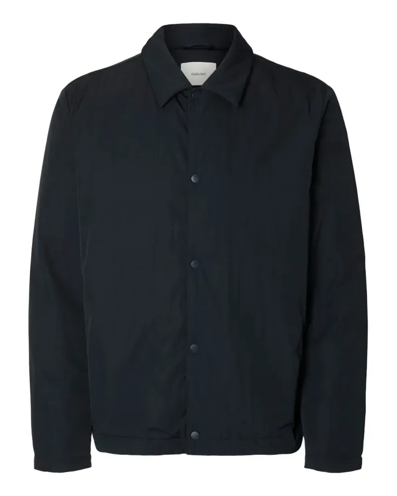 Selected Geknöpfte Jacke - Blau Blau