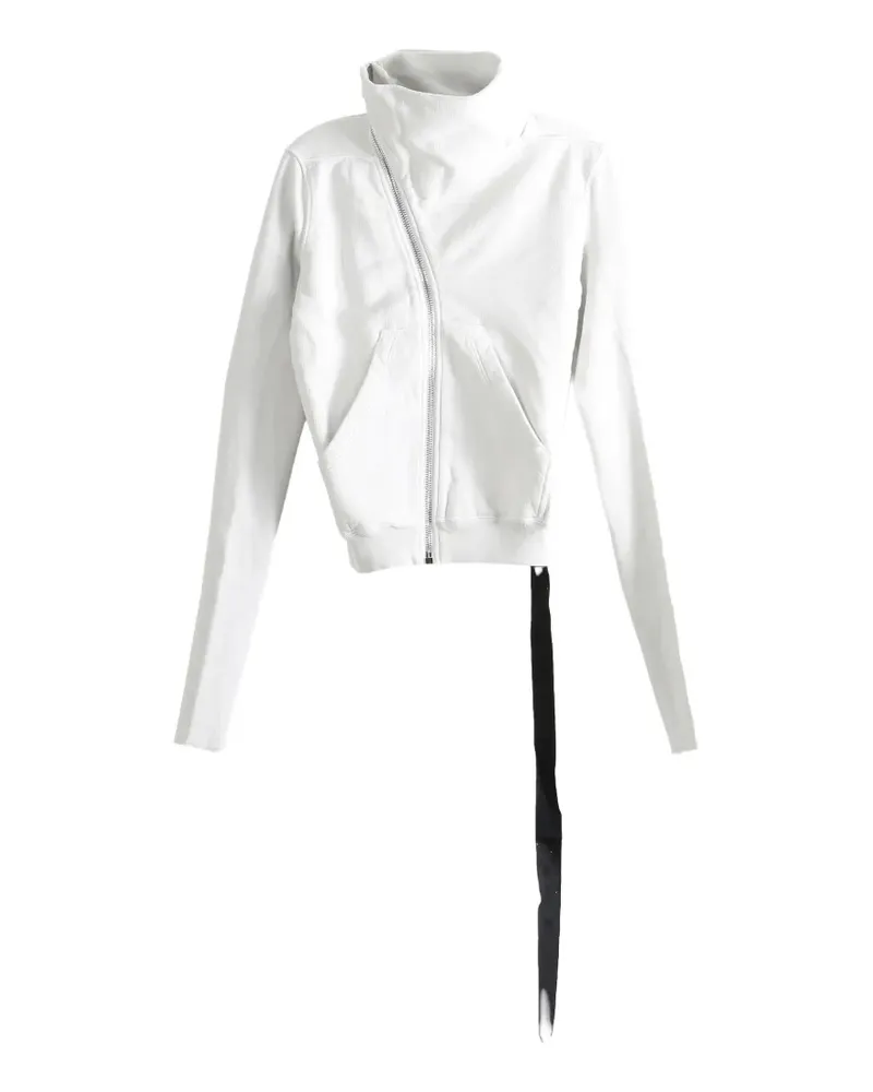 DRKSHDW by Rick Owens asymmetric-zip sweatshirt - Nude Nude