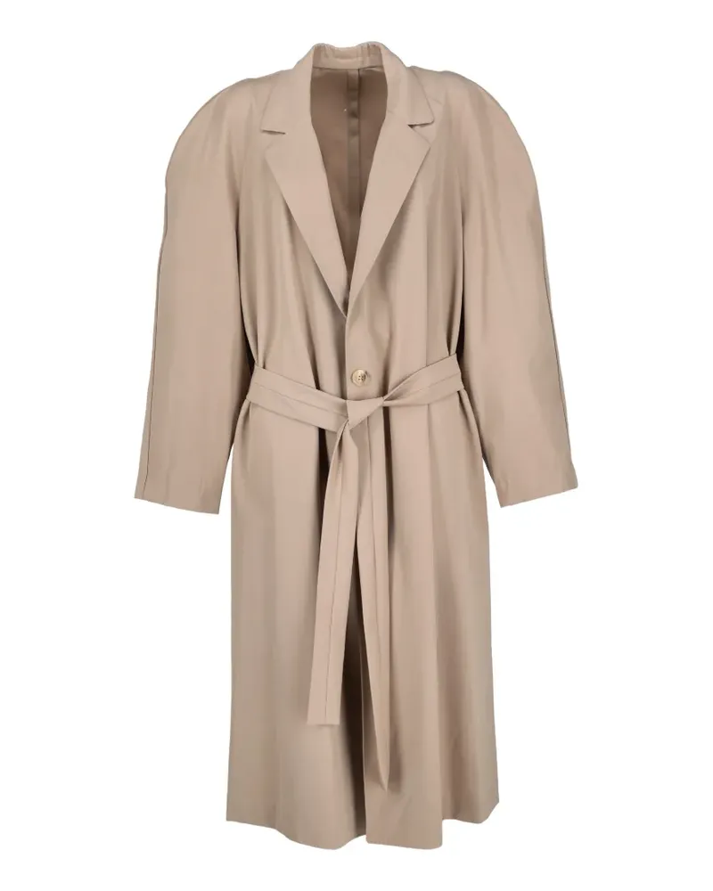 Kiton belted coat - Nude Nude