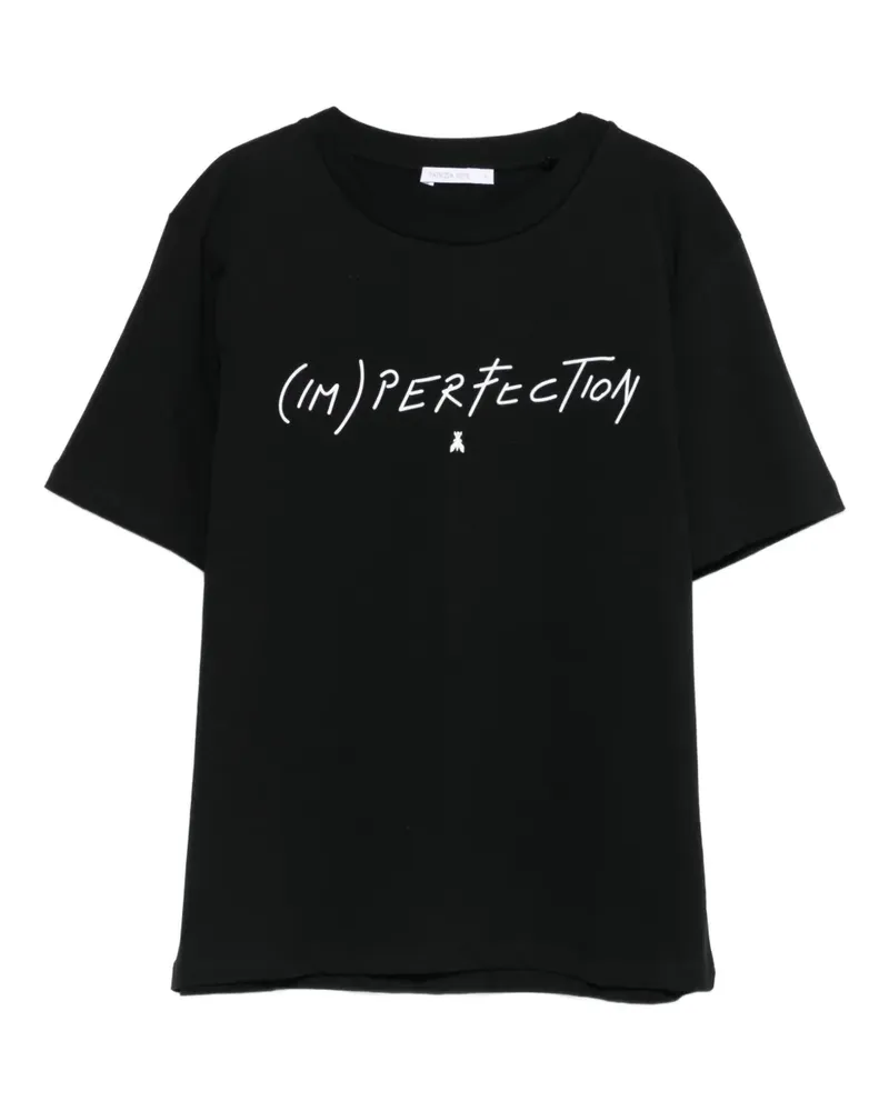 Patrizia Pepe T-Shirt mit Print - Schwarz Schwarz