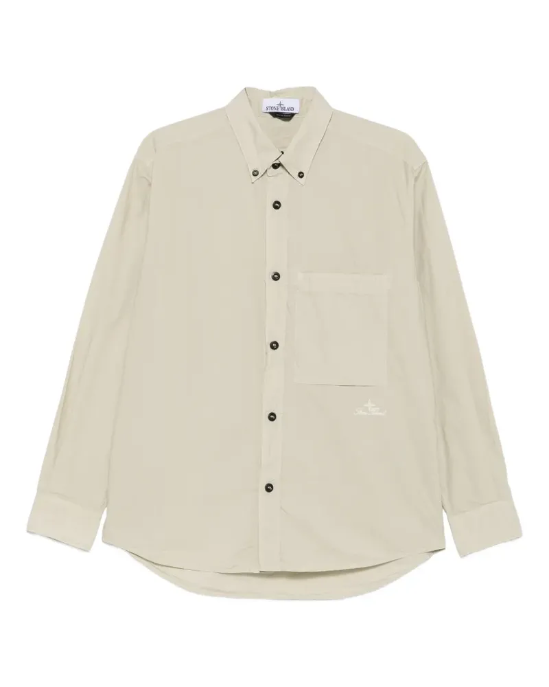 Stone Island Hemd mit Brusttasche - Nude Nude