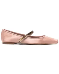 Tory Burch Crystal Ballet Ballerinas Rosa