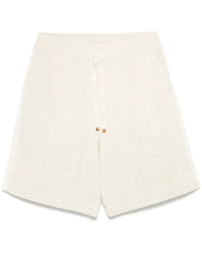 Drôle de Monsieur Le Short Tweed Shorts - Nude Nude