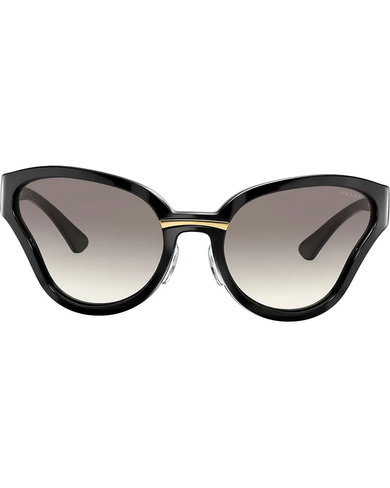 Prada Catwalk' Sonnenbrille - Schwarz Schwarz