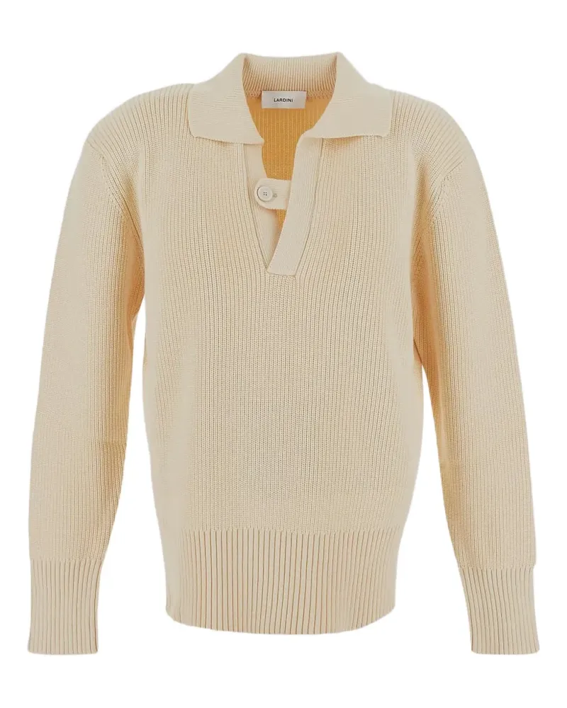 LARDINI Klassischer Pullover - Nude Nude