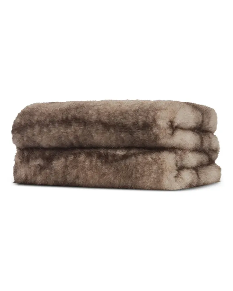 APPARIS Brady Decke aus Faux Fur - Braun Braun