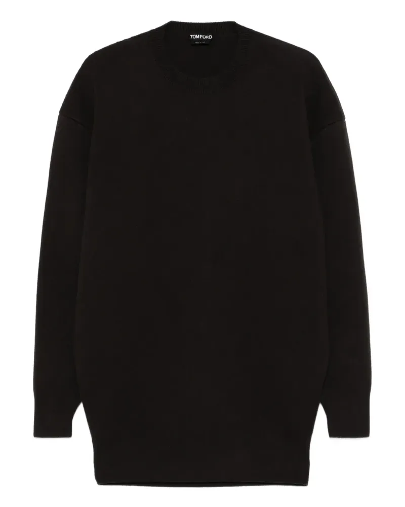 Tom Ford Kleid mit rundem Ausschnitt - Braun Braun