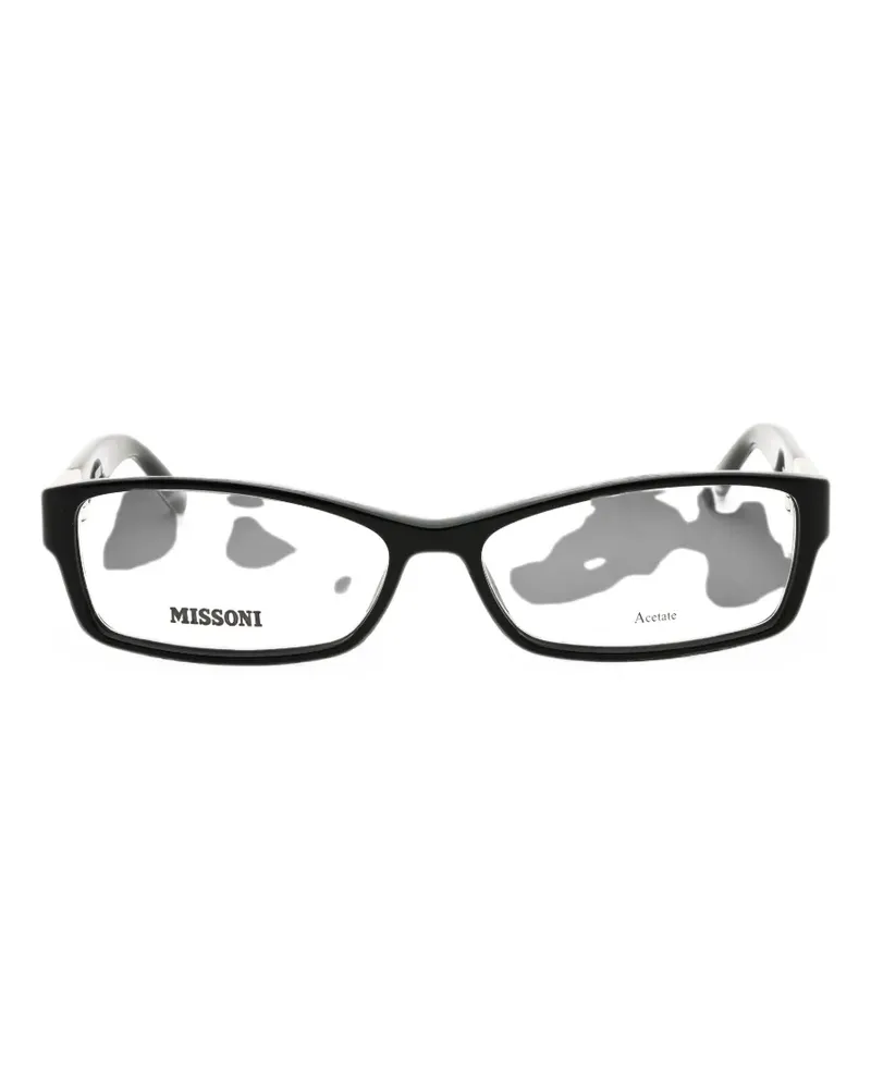 Missoni Brille mit eckigem Gestell - Schwarz Schwarz