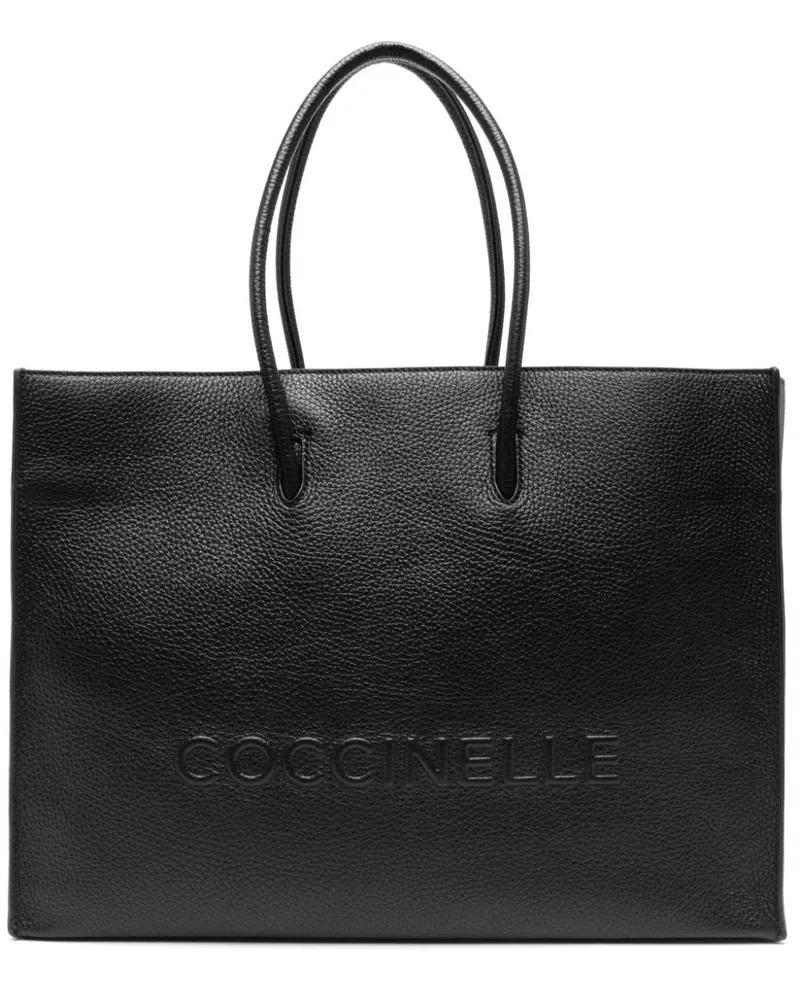 Coccinelle Mittelgroße Myrtha Handtasche - Schwarz Schwarz