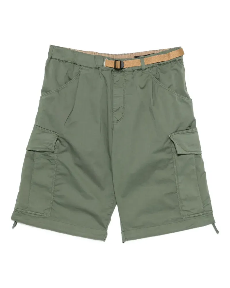 PLAN C belted cargo shorts - Grün Grün