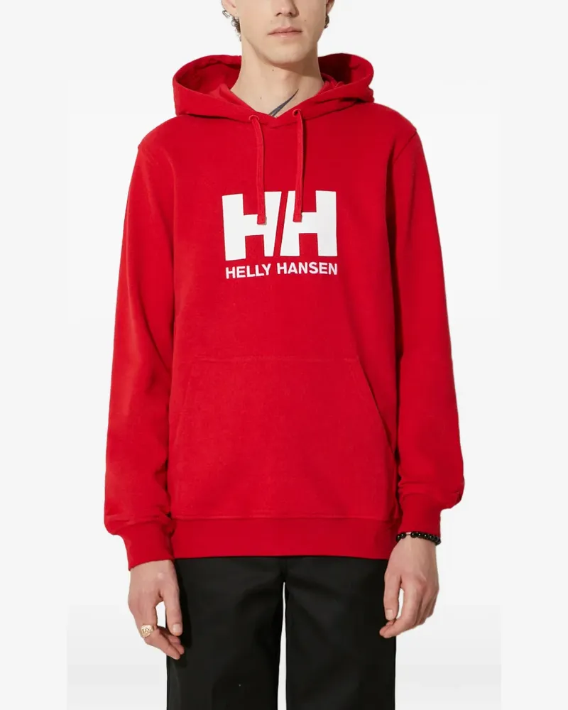 Helly Hansen logo hoodie - Rot Rot
