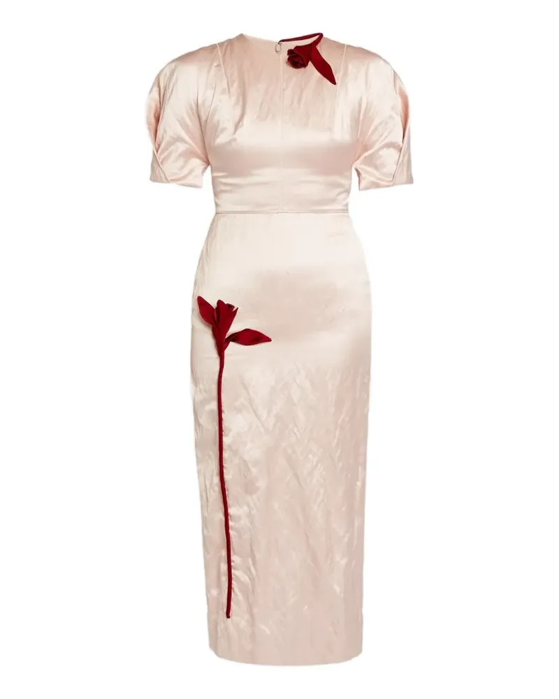 Erdem Midikleid mit Stickerei - Rosa Rosa