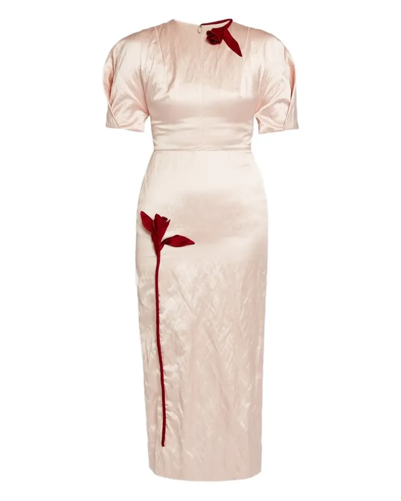 Erdem Midikleid mit Stickerei - Rosa Rosa