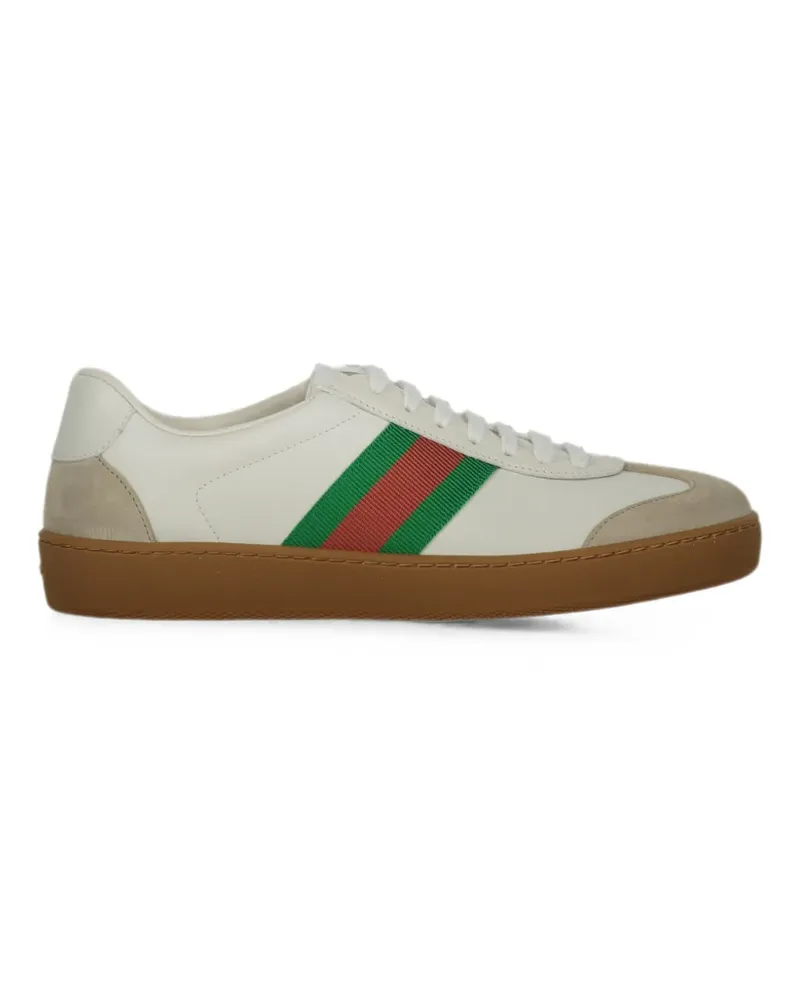 Gucci Sneakers mit Webstreifen - Nude Nude