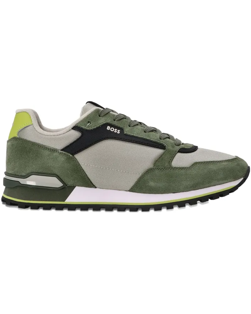 HUGO BOSS Laufschuhe mit Mesh-Einsatz - Grün Grün