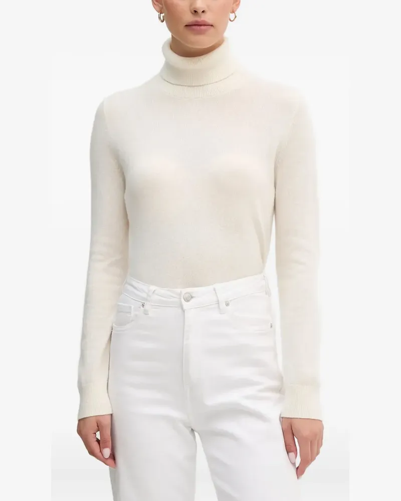 Benetton ribbed edges jumper - Nude Nude