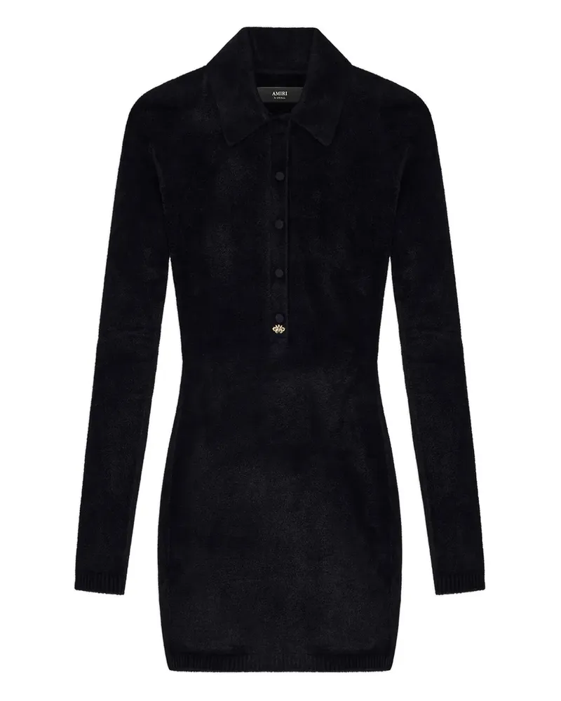 Amiri Langärmeliges Minikleid - Schwarz Schwarz