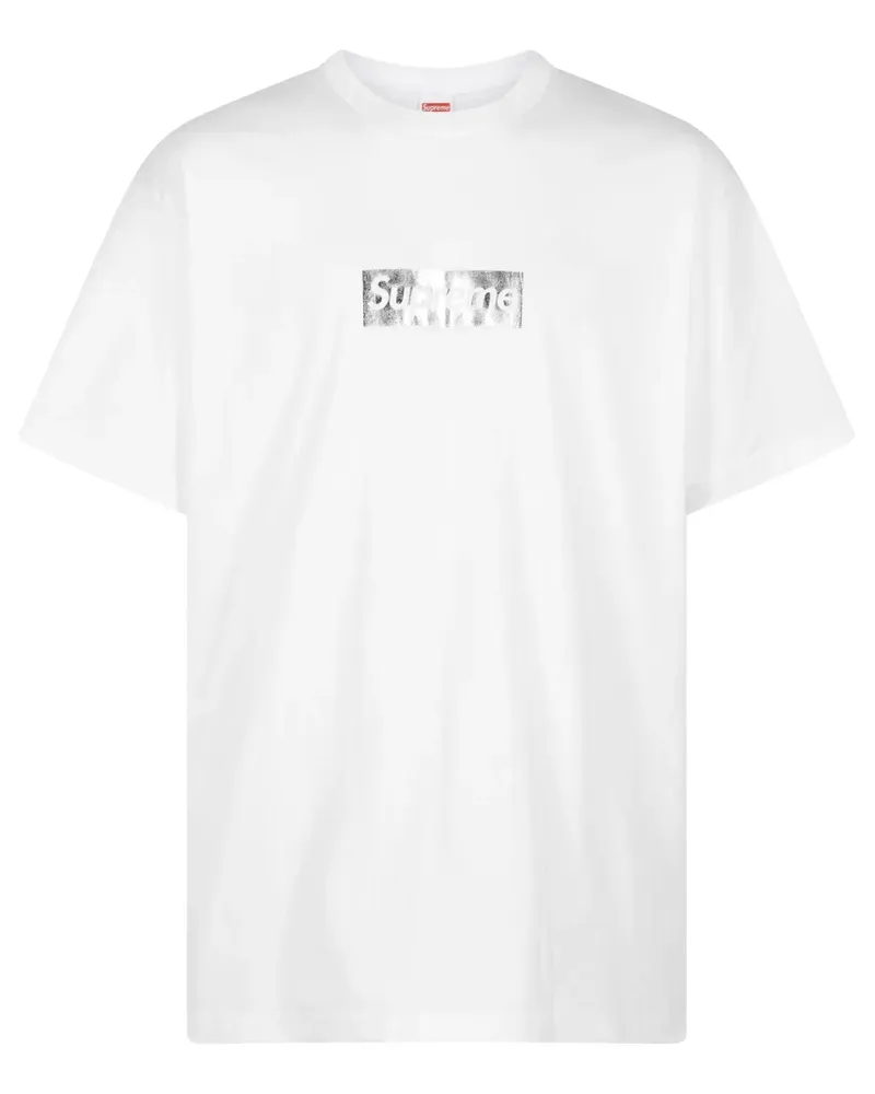 Supreme Being Chicago T-Shirt mit Box-Logo - Weiß Weiß