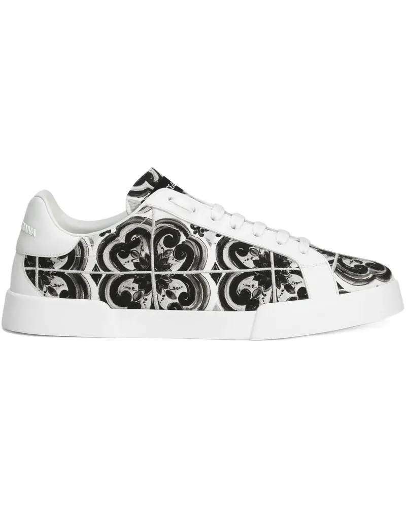 Dolce & Gabbana Portofino Sneakers - Schwarz Schwarz