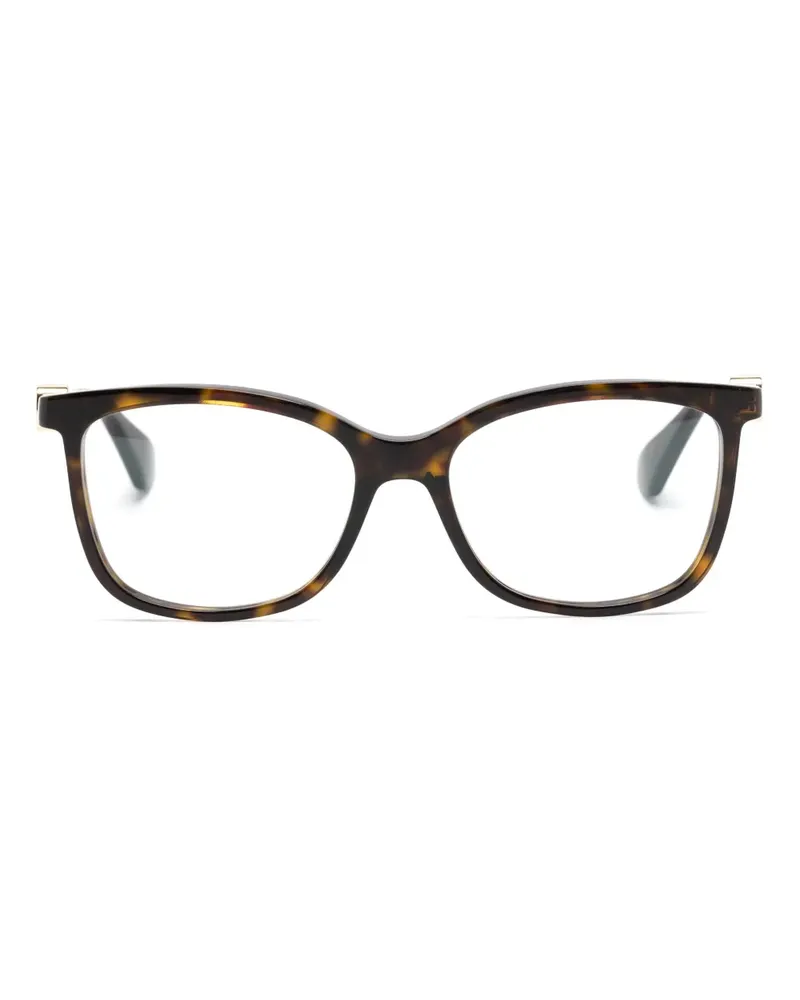 Cartier Brille mit eckigem Gestell - Braun Braun