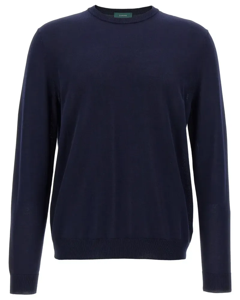 Zanone Pullover aus Baumwolle - Blau Blau