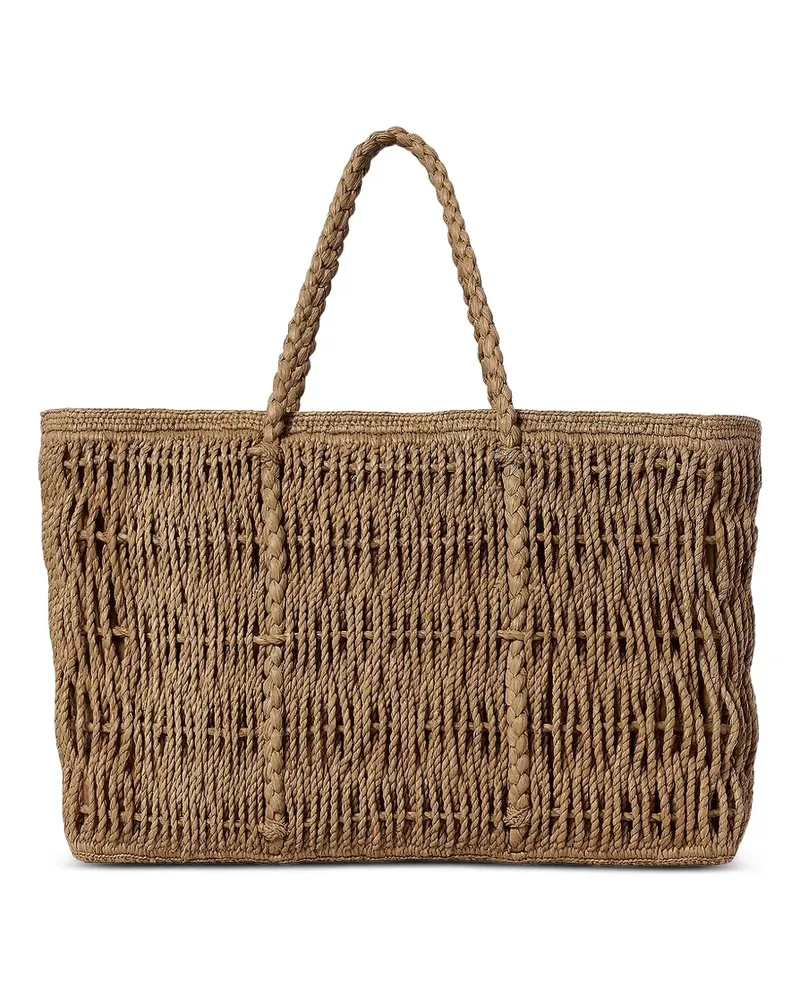 The Row Georgica tote bag - Nude Nude