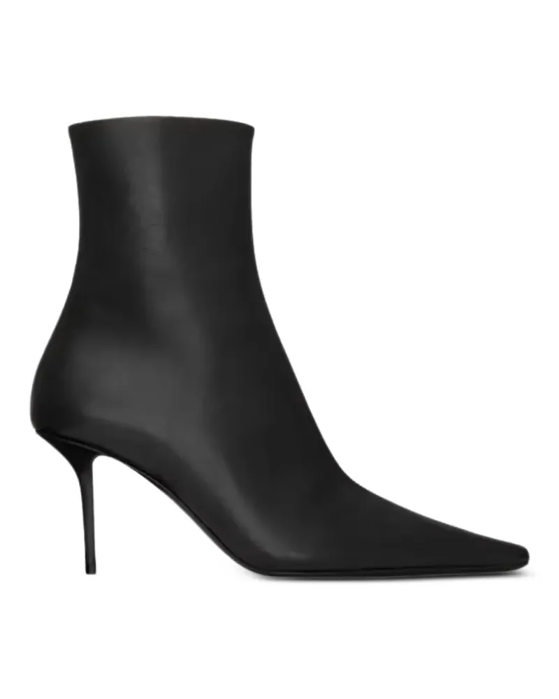 Saint Laurent Ashley booties in smooth leather - Schwarz Schwarz