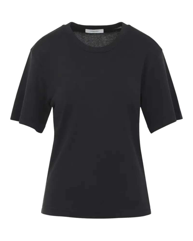 Christophe Lemaire T-Shirt mit Rundhalsausschnitt - Schwarz Schwarz