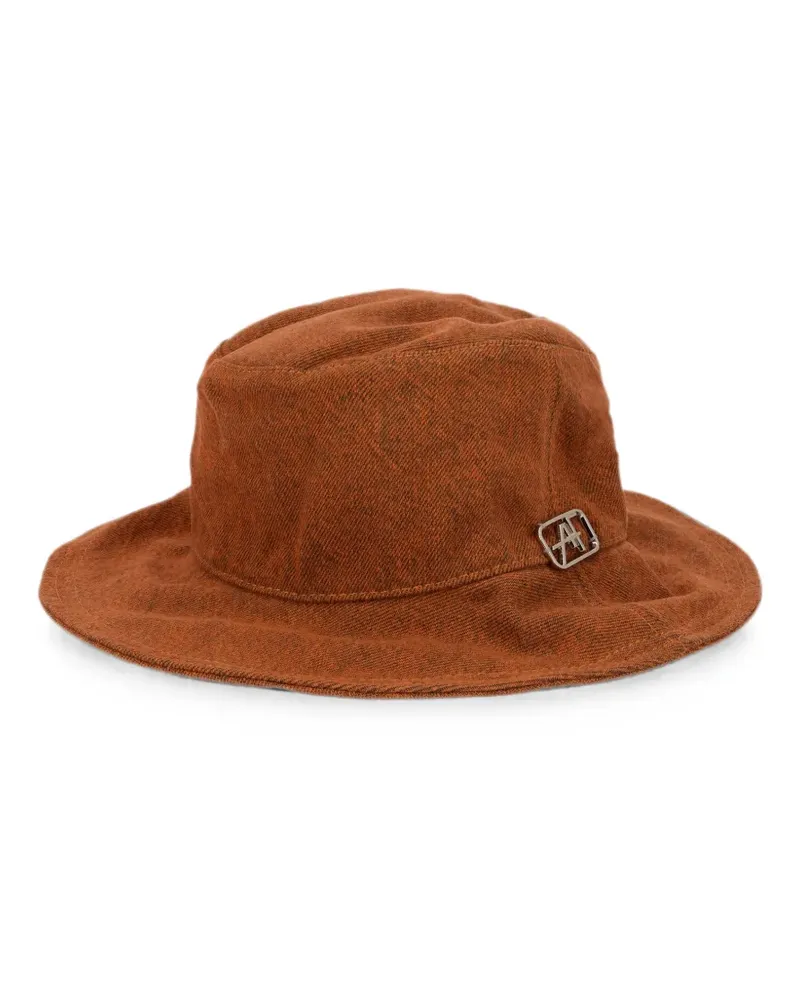 Alberta Ferretti Hut mit breiter Krempe - Orange Orange