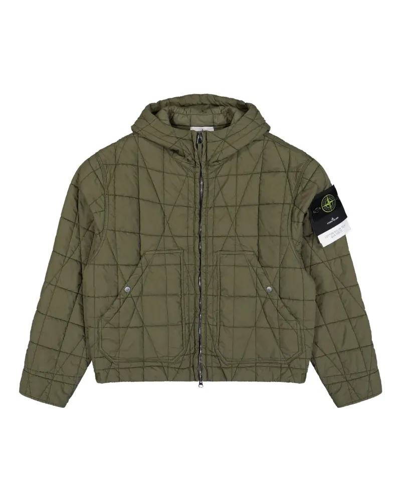 Stone Island quilted-TC jacket - Grün Grün