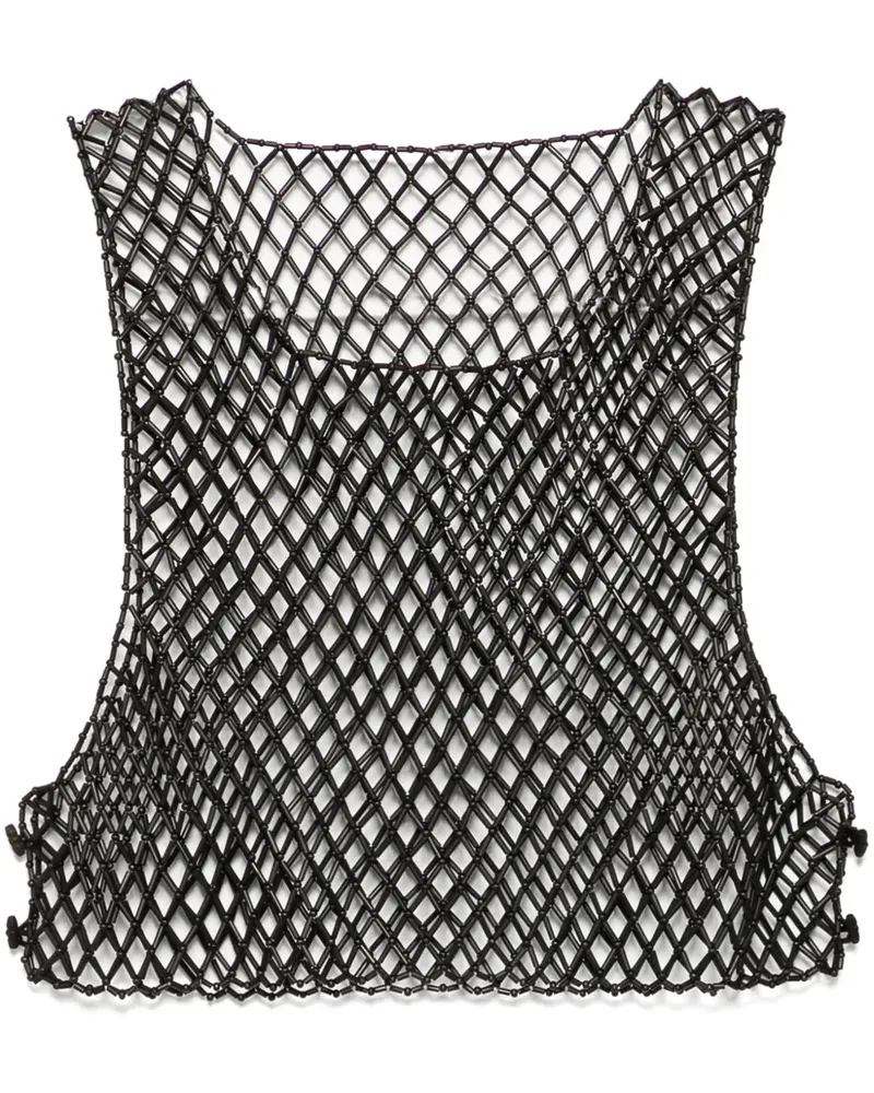 Feng Chen Wang Bamboo Weste - Schwarz Schwarz