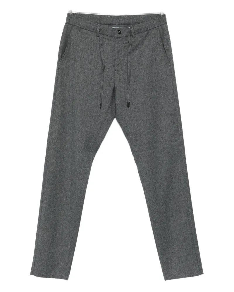 Canali Hose mit Kordelzug - Grau Grau