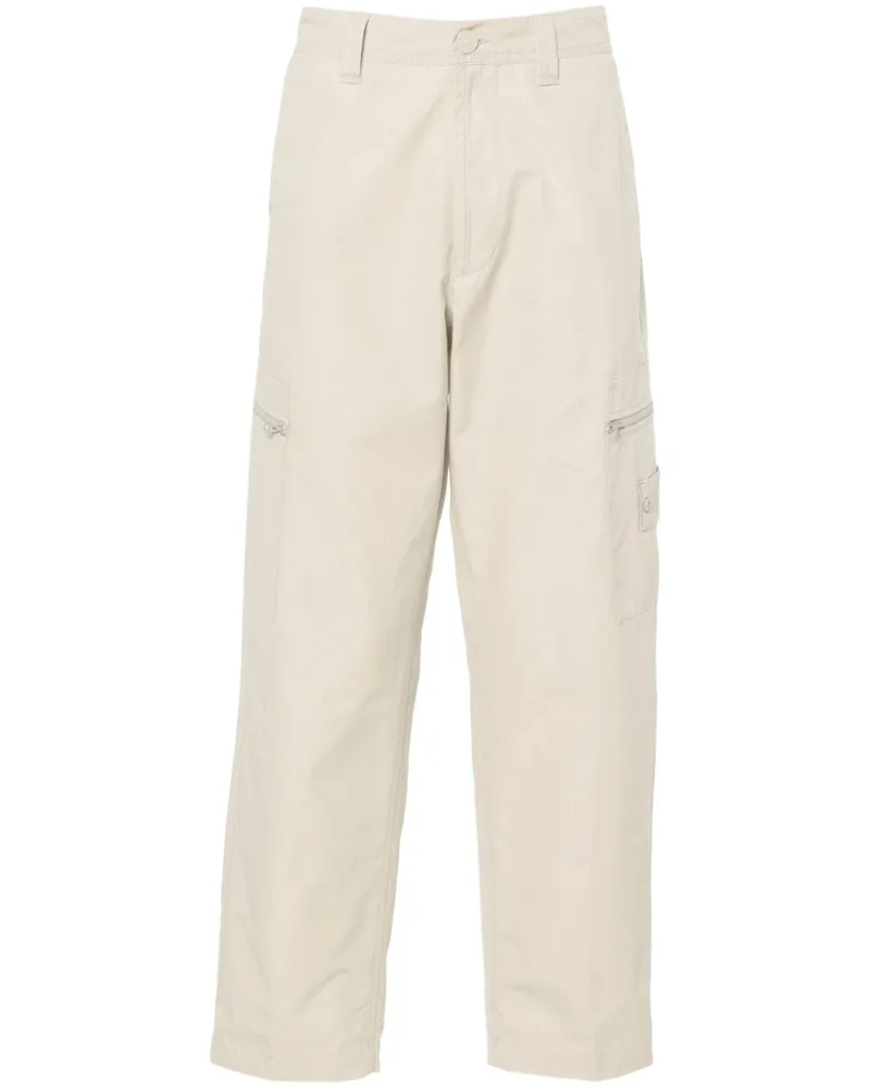 Stone Island Weite Hose mit Kompass-Patch - Nude Nude