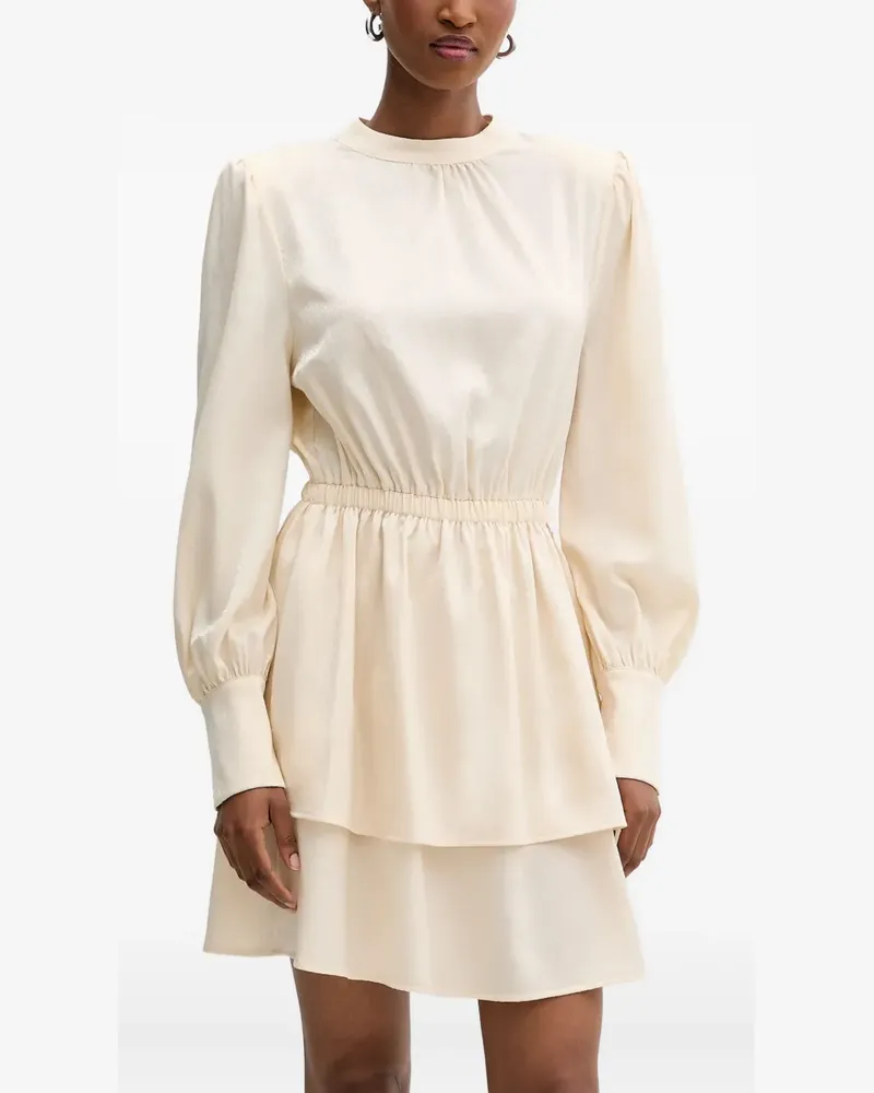 Silvian Heach Gerafftes Kleid - Nude Nude