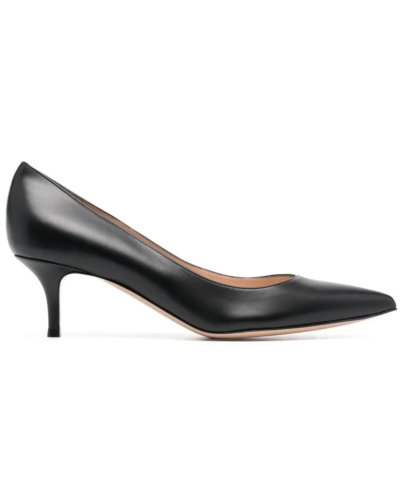 Gianvito Rossi Spitze Pumps 55mm - Schwarz Schwarz