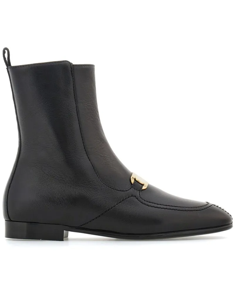 Ferragamo Stiefeletten mit Vara-Schnalle - Schwarz Schwarz