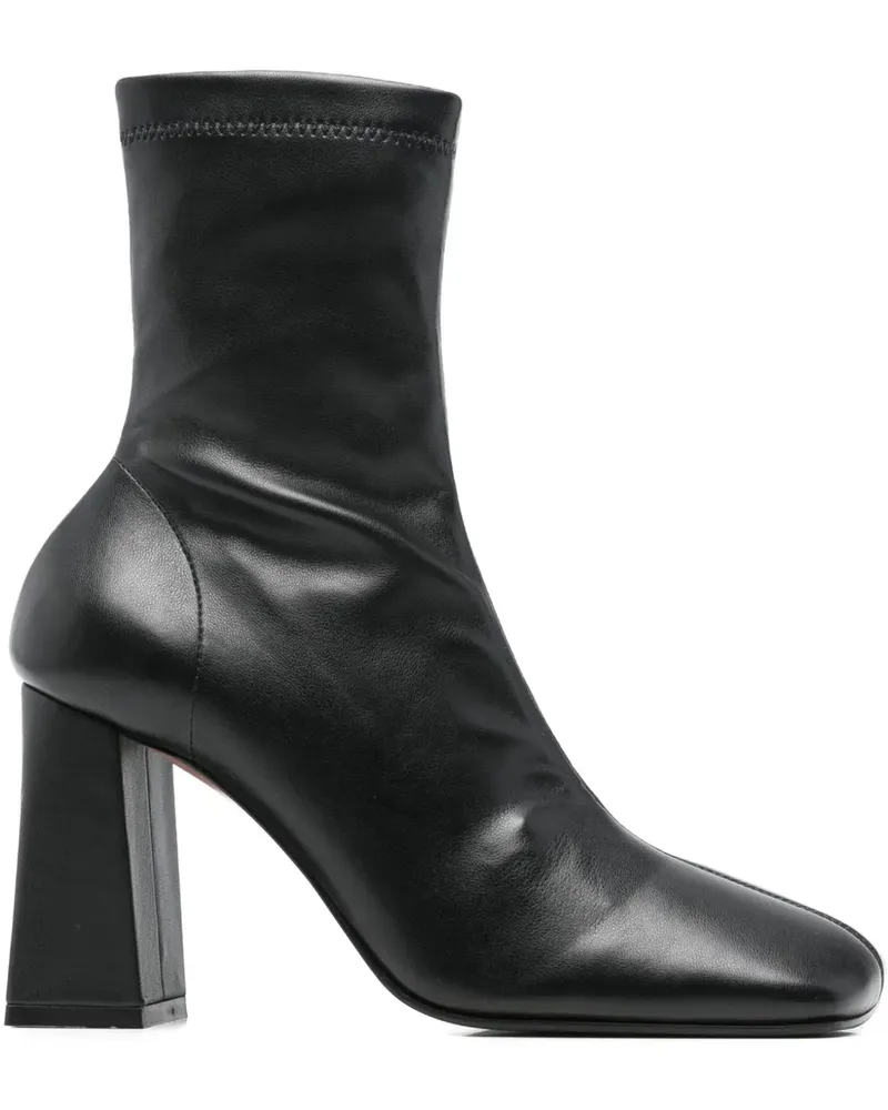 Aldo Castagna 90mm Paulene square-toe ankle boots - Schwarz Schwarz