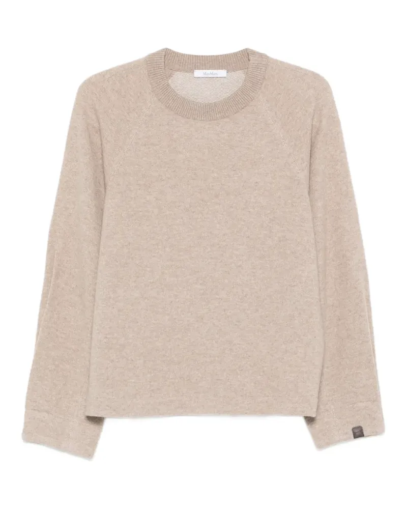 Max Mara crew-neck knitted sweater - Nude Nude